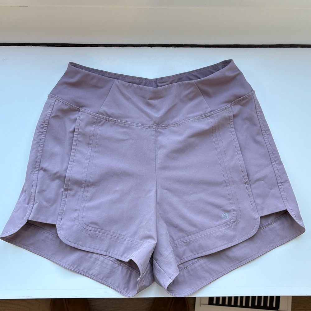 Mauve purple running shorts